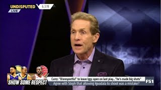 UNDISPUTED | Agree with Stephen Curry that allowing Iguodala to shoot was a mistake?