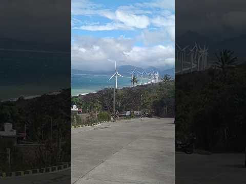 Yung ganitong view,sarap talaga mag road trip #coastalroad #windmill #roadtrip