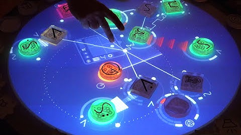 Kandy Reactable Reactivision Modular Synthesizer 1.3 testing