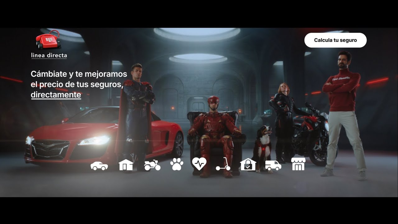 Línea Directa Aseguradora — Línea Directa - Super Seguros (YouTube video ad)