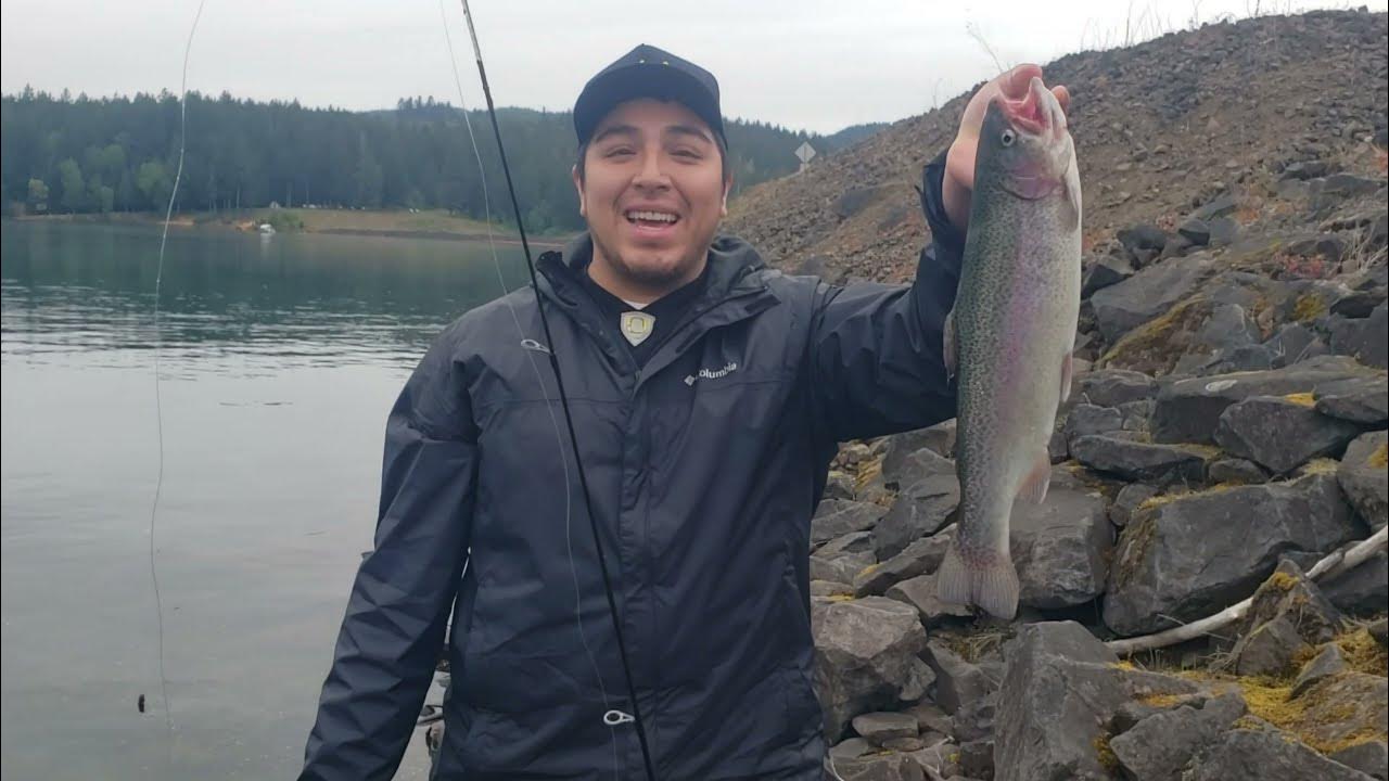 Trophy Trout Fishing Hagg Lake Oregon Fishing May 8th YouTube