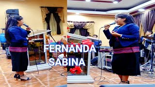 Video thumbnail of "SOLISTA FERNANDA SABINA-TU ERES LA LUZ QUE ME ALUMBRA-COROS."