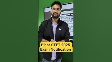Bihar STET 2025  Exam Date & Admit Card Out #bihar #stet #govtexam #biharjobs #students #education