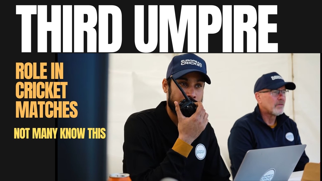 🏏 Inside the Third Umpire's Room - How Big Cricket Decisions Are Really Made & Full Match Duties ⚡️