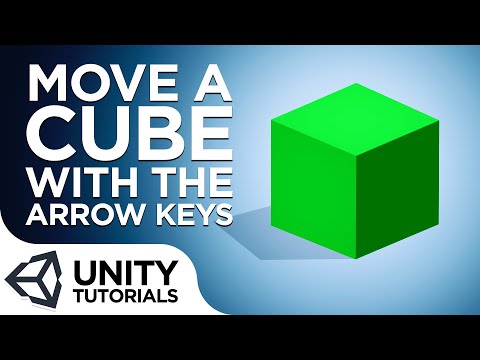 Animations Basics! Move a Cube with the Arrow Keys! [Unity 2018 beginner tutorial]