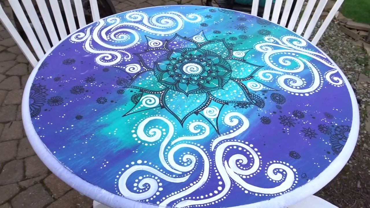 timelapse of me Painting a Table! YouTube