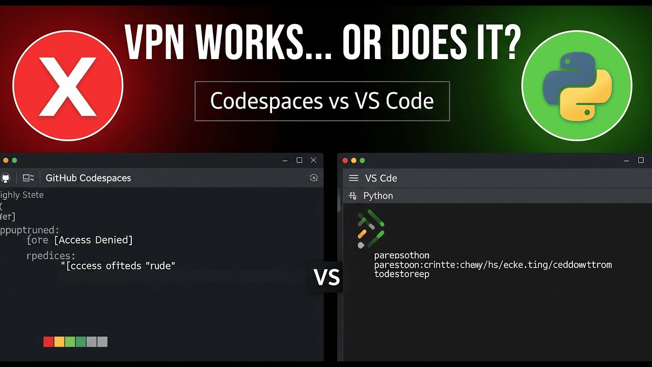 Why Python Works on VS Code but Fails on GitHub Codespaces#Python # ...