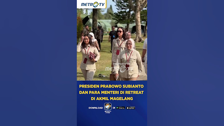 Presiden Prabowo Subianto Dan Para Menteri di Retreat Di Akmil Magelang #shorts