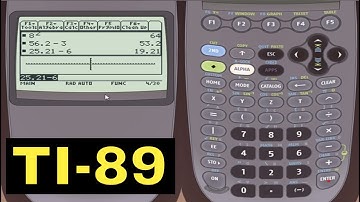 TI-89 Calculator - 02 - The Mode Menu
