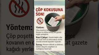 Çöp Kokusuna Sifir Mali̇yetli̇ Çözüm
