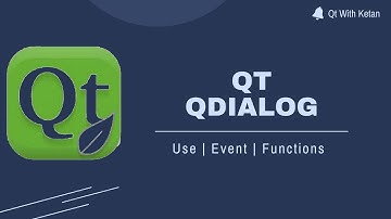 Qt QDialog | How To Use QDialog Box |  Methods And Properties | Qt C++ | Qt Creator | Qt Tutorial