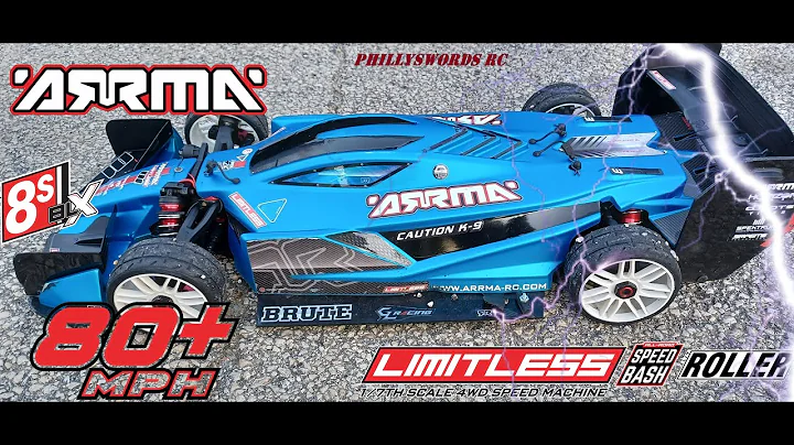 Arrma Limitless 1/7 scale 8S Speed Test PT 1