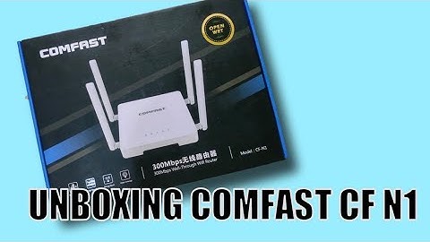 UNBOXING COMFAST CF N1