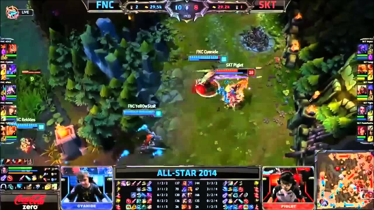 All-Star Paris 2014: Fnatic vs SK Telecom T1 Group Stage Highlights