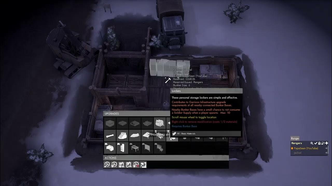 Foxhole How to Build Garrison Modifications YouTube