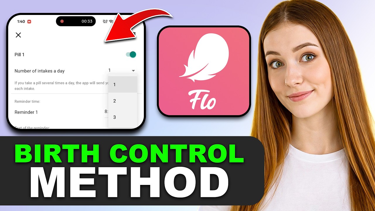 How to Log Birth Control Method on Flo App in 2026 - YouTube