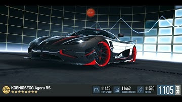 Need For Speed No Limits: Koenigsegg Agera RS Maximal PR, Unlock Tuning