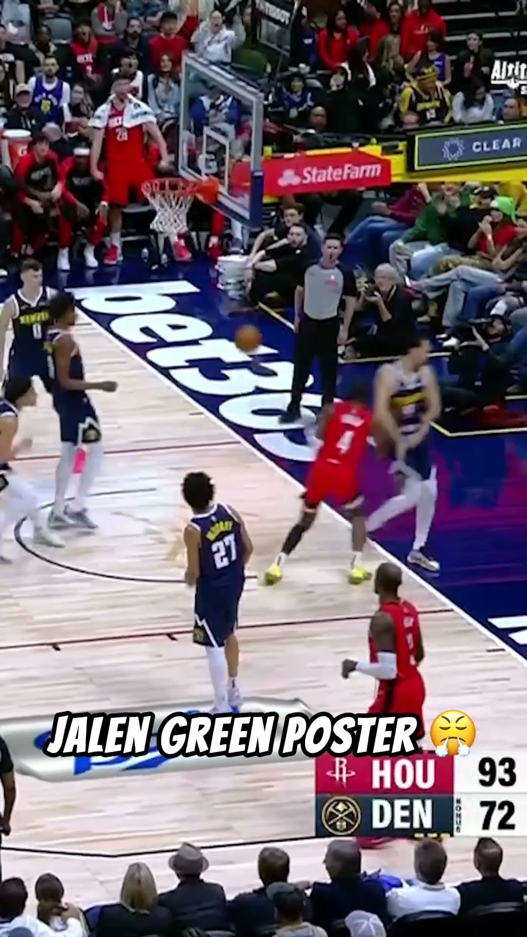 Jalen Green with the emphatic dunk ?