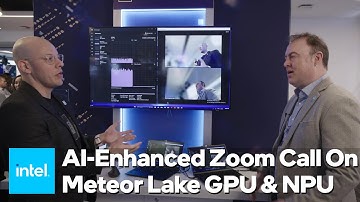 AI-Enhanced Video Conferencing Demo with Zoom and Intel Core Ultra | Talking Tech | Intel Technology