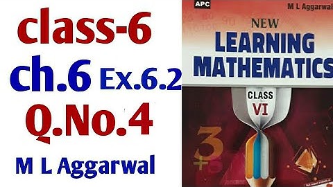 M L Aggarwal 6 class chapter -6 understanding elementary shapes exercise -6.2 Q.No.-4