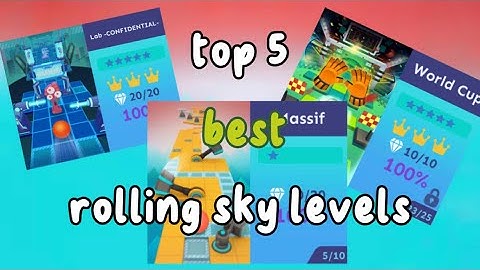 My Top 5 Favorite Rolling Sky Levels!