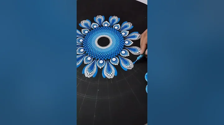 EVIL EYE DOT MANDALA PAINTING #workinprogress