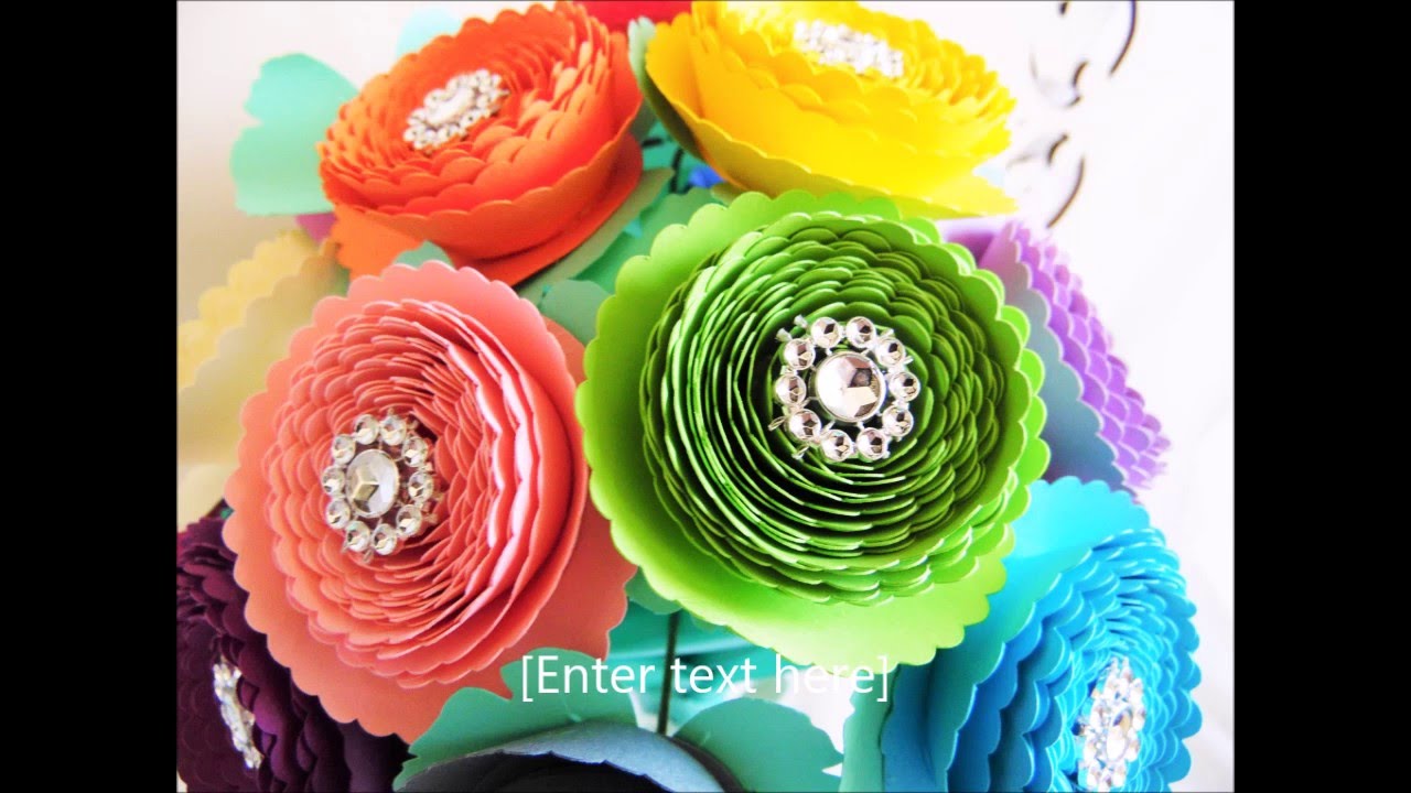 DIY Paper flowers YouTube