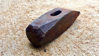 Old Hammer Restoration | Reforging a Chipped Cross Peen Hammer