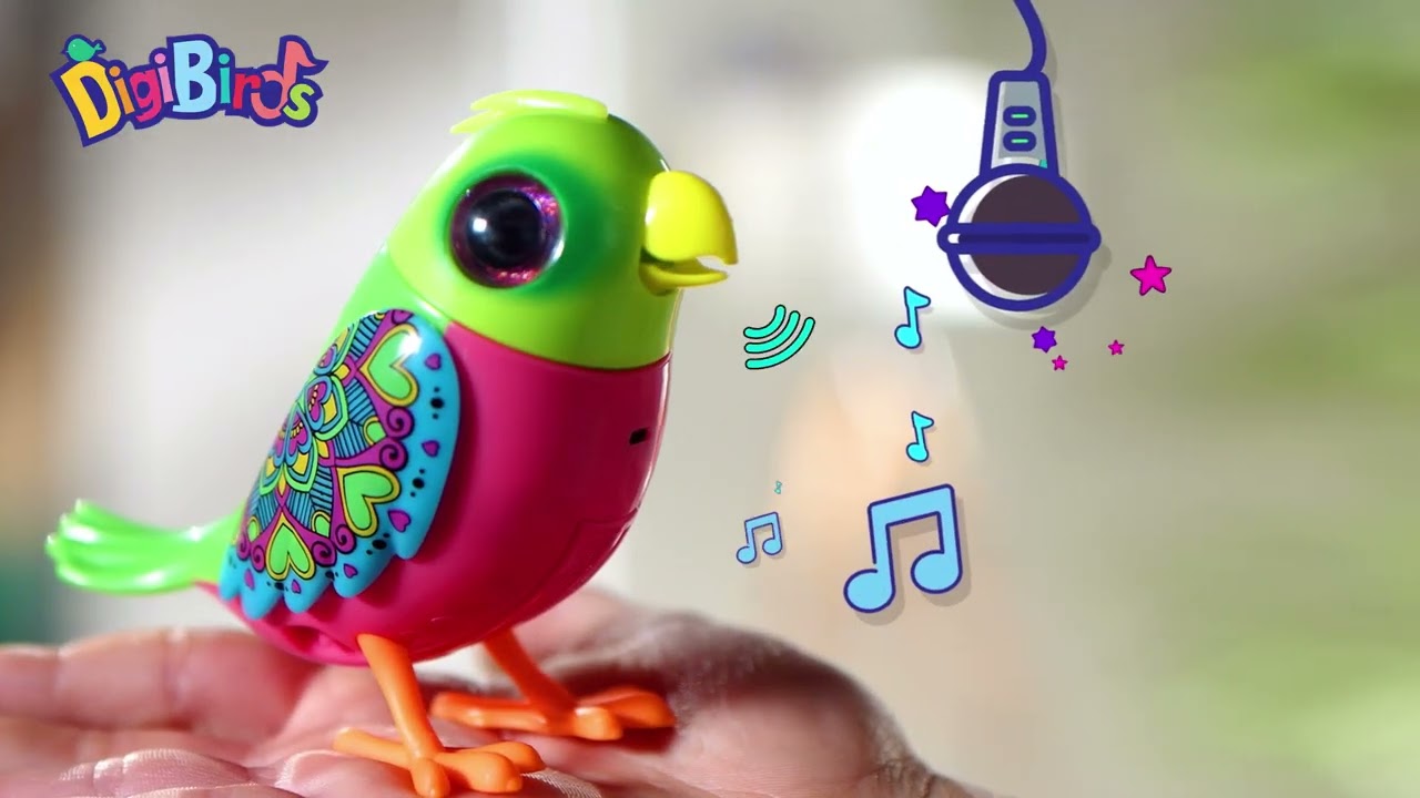 DIGIBIRDS - Petit oiseau interactif - Il siffle plus de 60 comptines 🎶🦜