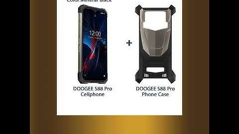 IP68/IP69K DOOGEE S88 Pro Rugged Mobile Phone 10000mAh telephones Helio P70 Octa Core 6GB RAM 128...