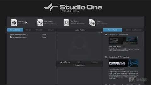 Studio One 5 101: Quick Start Guide - Creating a New Song File