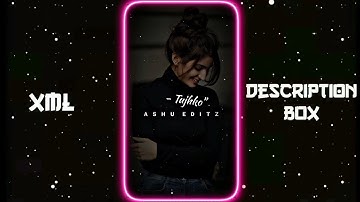 TUJHPE HI FOCUS HAI 😌💖||NEW XML FILE 🎟️🦋||NEW TREND XML👀💥||NEW TREND💦💝|| #am_editors_bd#xml