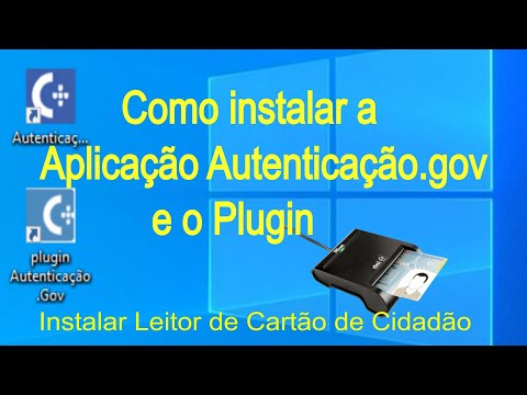 Instalar aplicação do Cartão de Cidadão e o Plugin