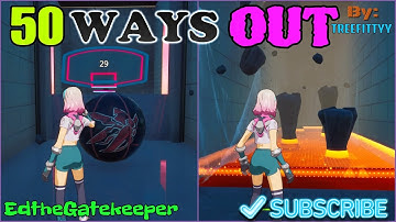 50 Ways Out Fortnite Escape By TREEFITTYY Each Room With A Unique Solution