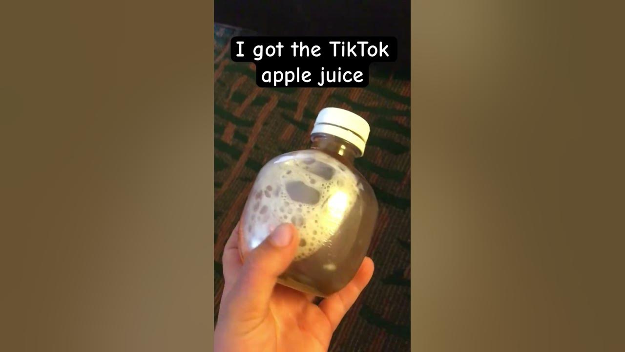 I got the TikTok apple juice 🧃 YouTube