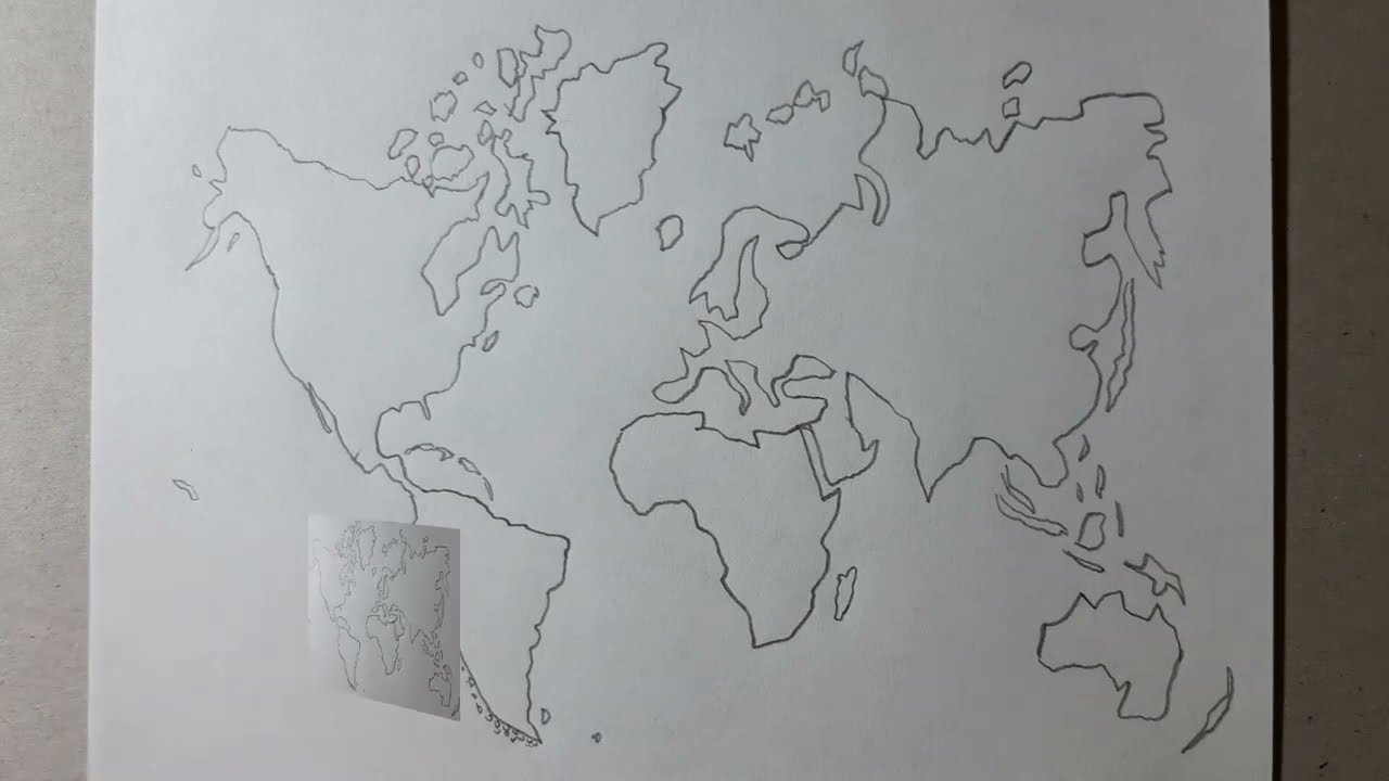 Desenho de Mapa do contorno de Portugal para colorir