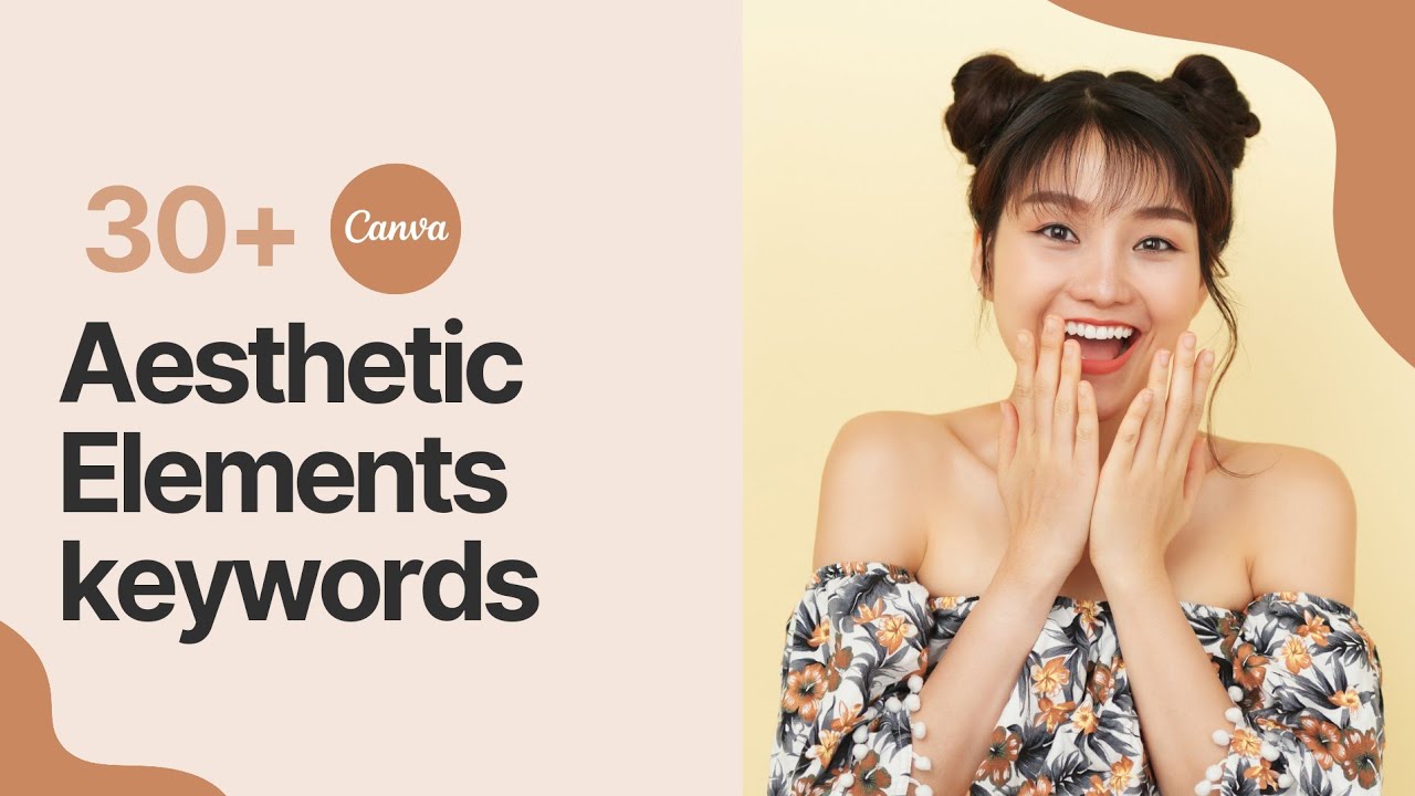 Best Canva Keywords For Aesthetic Elements| Canva Tutorial Aesthetic