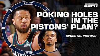 Are the Pistons more FALLIBLE than they seem after losing to the Spurs? 😬 | Get Up