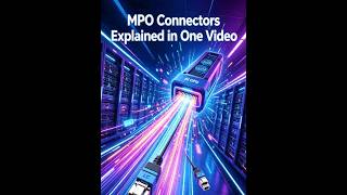 MPO connectors explained in one video #mpo #connectors #patchcord #aoc