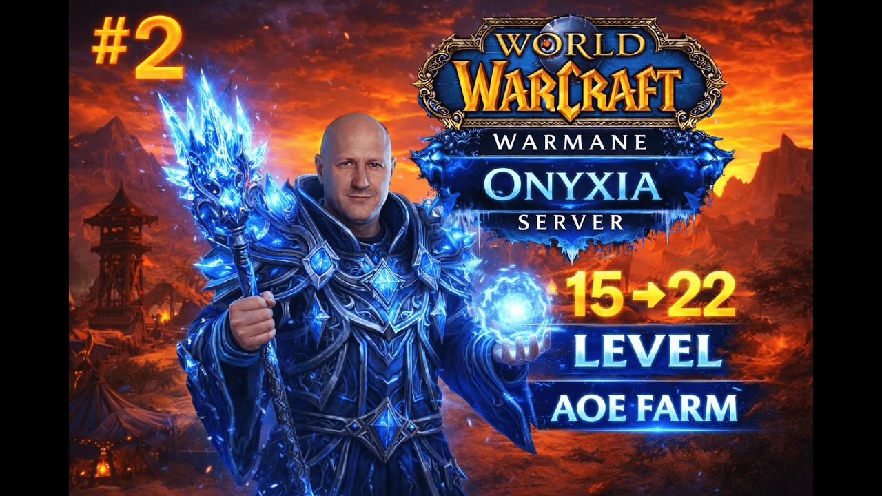 Warmane WOTLK Onyxia | Mage Leveling - Grinding Rehberi #2 | 15-22 Level Hızlı XP Farm