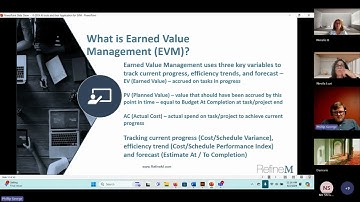Earned Value Management with GenAI: RefineM August 2024 Webinar