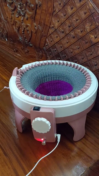 Mortorizing the Sentro Circular Knitting Machine with a Paint Can Lid  Adapter 