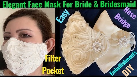 (#134) How To Make The Most Elegant Wedding Face Masks - The Twins Day Face Mask Tutorial