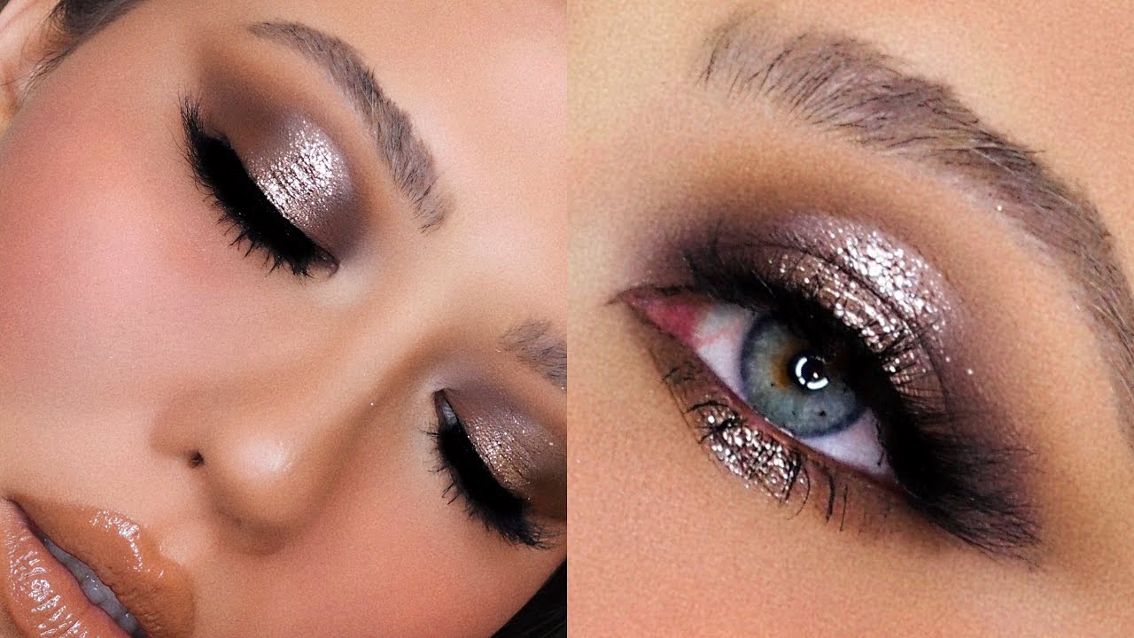 Glittery Bronze Taupe Halo Eye | COLOURPOP "GONE MATTE" PALETTE