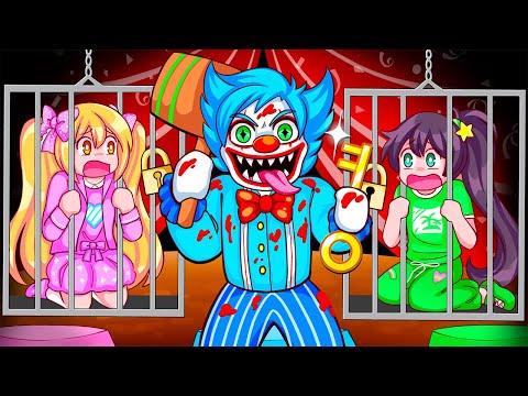 We Got Captured By A Crazy Clown Roblox Story Youtube - clown bread roblox