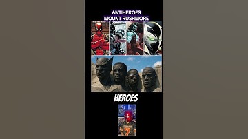 Top 4 choices for the Antiheroes Mount Rushmore? #antiheroes #antihero #antiherochallenge