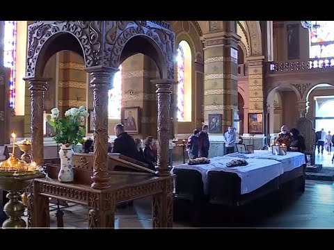 სამოქალაქო პანაშვიდი ბათუმის საკათედრო ტაძარში