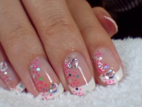 Nail Art Mariage Pour Debutante Youtube