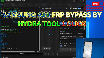 Samsung A30 A50 A50S  A20 FRP BYPASS by HYDRA TOOL