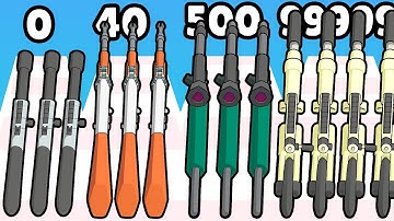 💥Gun Up 2048 Gameplay Walkthrough Part 1 – Powerful Gun Evolution! (Android, iOS)